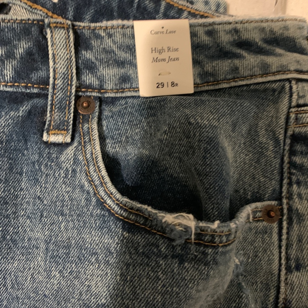 Abercrombie&Fitch, Curve Love Mom High Rose, 8R